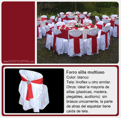 Alquiler de menaje, sillas y mantelería - Banquetes y Alquileres Bogotá